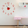 Acrylic Creative Digital History 3D Wall Clock Amazon Hot Selling DIY Living Room quiet clock