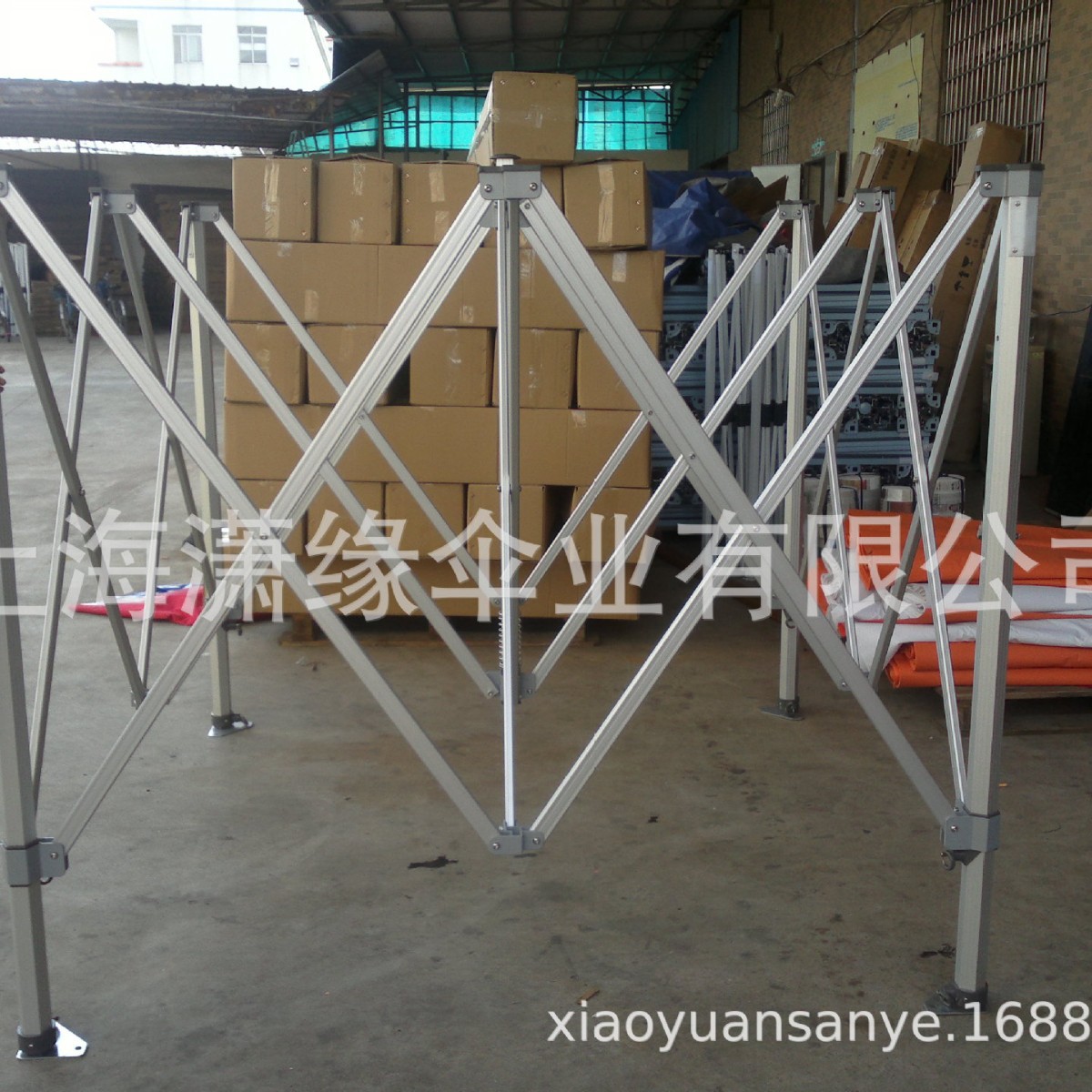 展览折叠帐蓬、四脚展览帐篷、铝合金架支架折叠帐篷