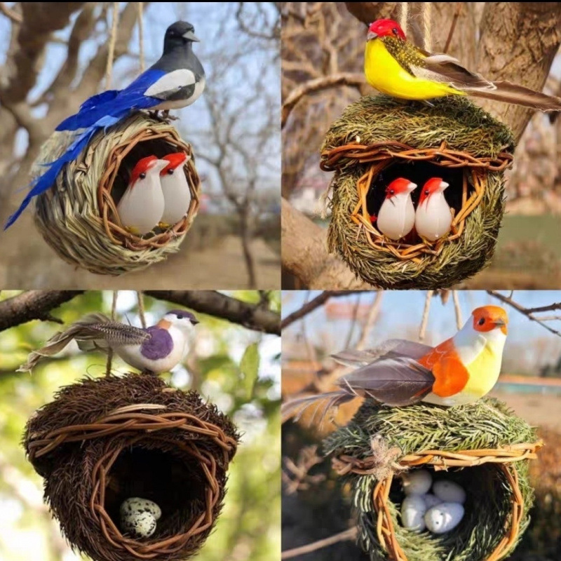 새둥지는 사진과 같이 4세트로 구성되어 있습니다.