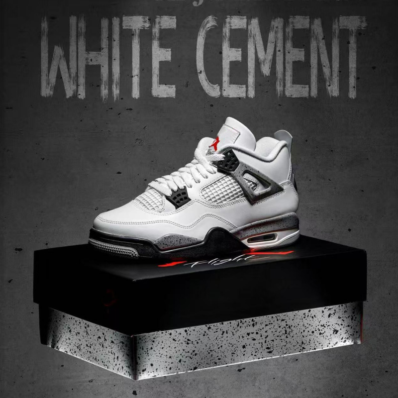 Foreign Trade Putian Men's Shoes Aj4 Basketball Shoes Aj4 Men's Sports Shoes Electric Mother Couple Shoes White Cement Black Mamba Basketball Shoes Foreign Trade Putian Men's Shoes Aj4 Basketball Shoes Aj4 Men's Sports Shoes Electric Mother Couple Shoes White Cement Black Mamba Basketball Shoes