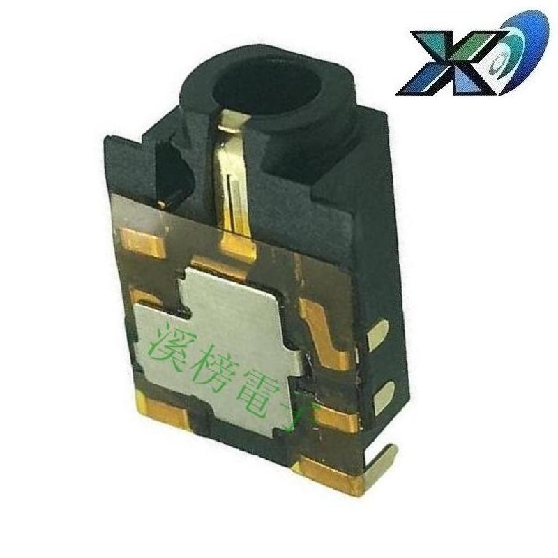 平板3.5音频插口四极 4极3.5音频母座 7脚四极3.5MM耳机插座贴片