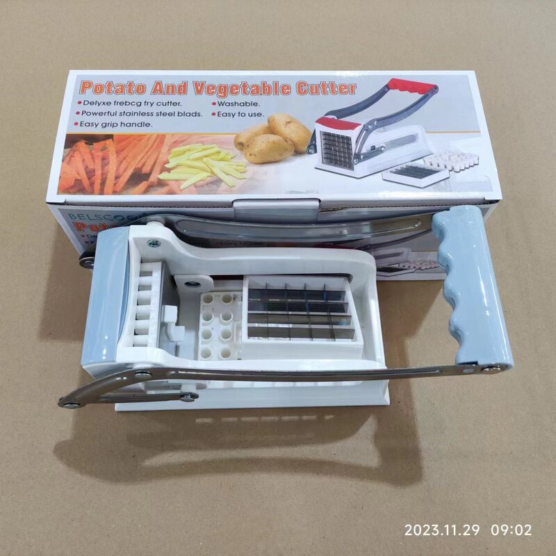 手押しジャガイモカッター家庭用ステンレス押圧式ポテトカッター切断神器現物直供卸売り|undefined