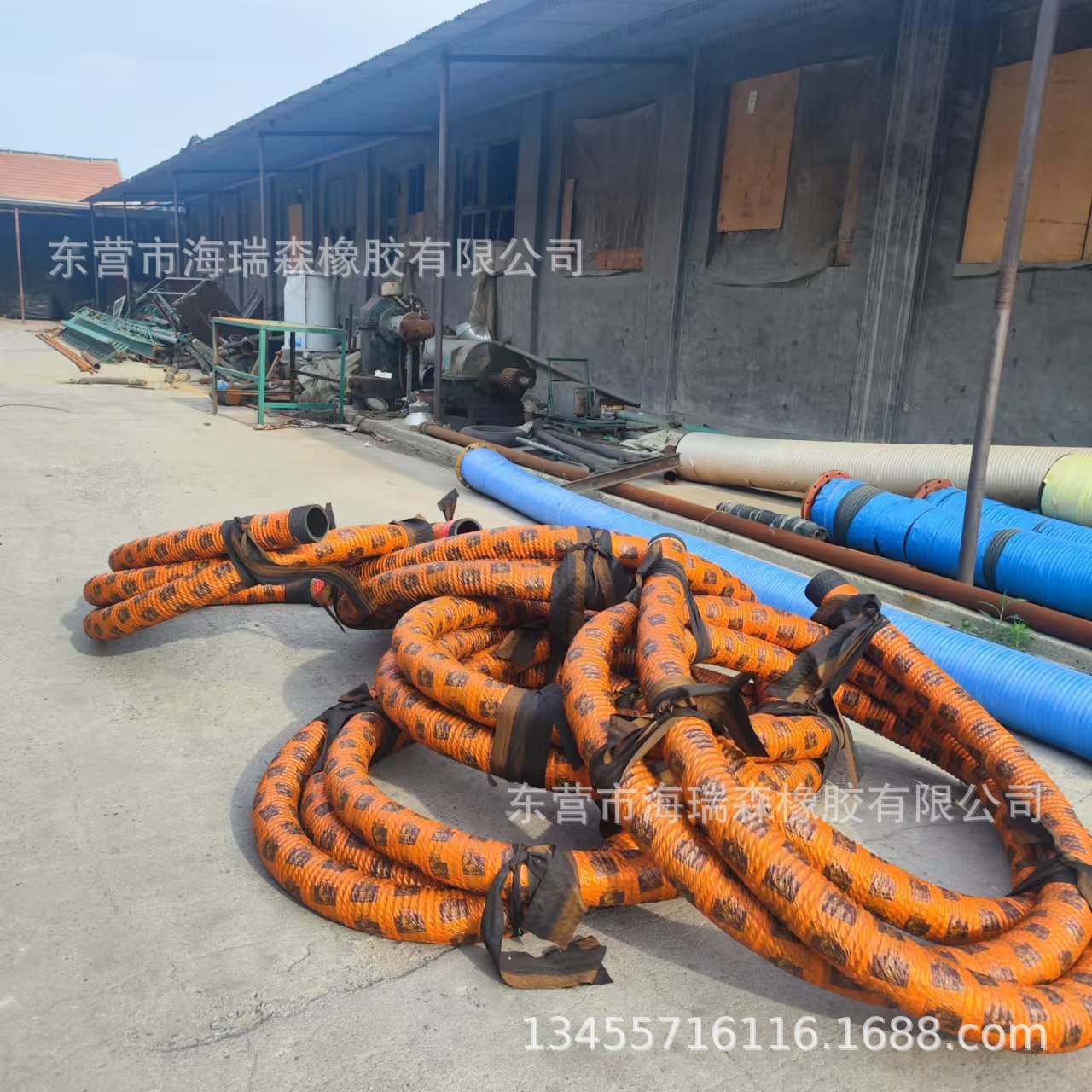 耐磨吸排砂橡胶管吸排矿浆泥沙用钢丝管 抗腐蚀大口径橡胶钢丝管