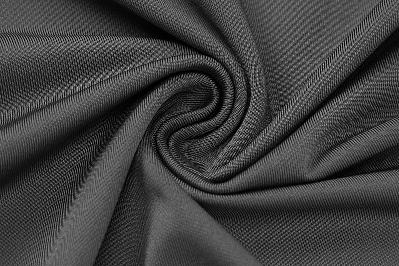 Fashion Letter Round Neck Long Sleeve Printing Spandex Polyester Dresses Knee-Length Sheath Dress