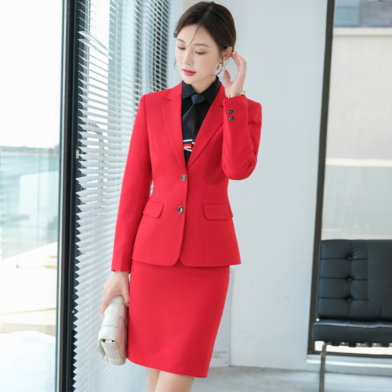 Professional Suit suit Women's Elastic Jacket 2021 Spring and Autumn New Style Temperament Women's Suit Dress Work Clothes Black
