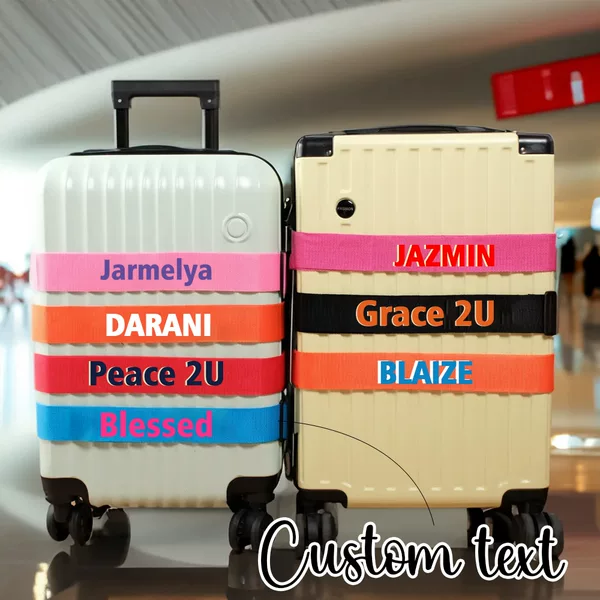 Etsy Amazon personalized custom luggage straps, single-line luggage strap, no-code packing strap, luggage bundle