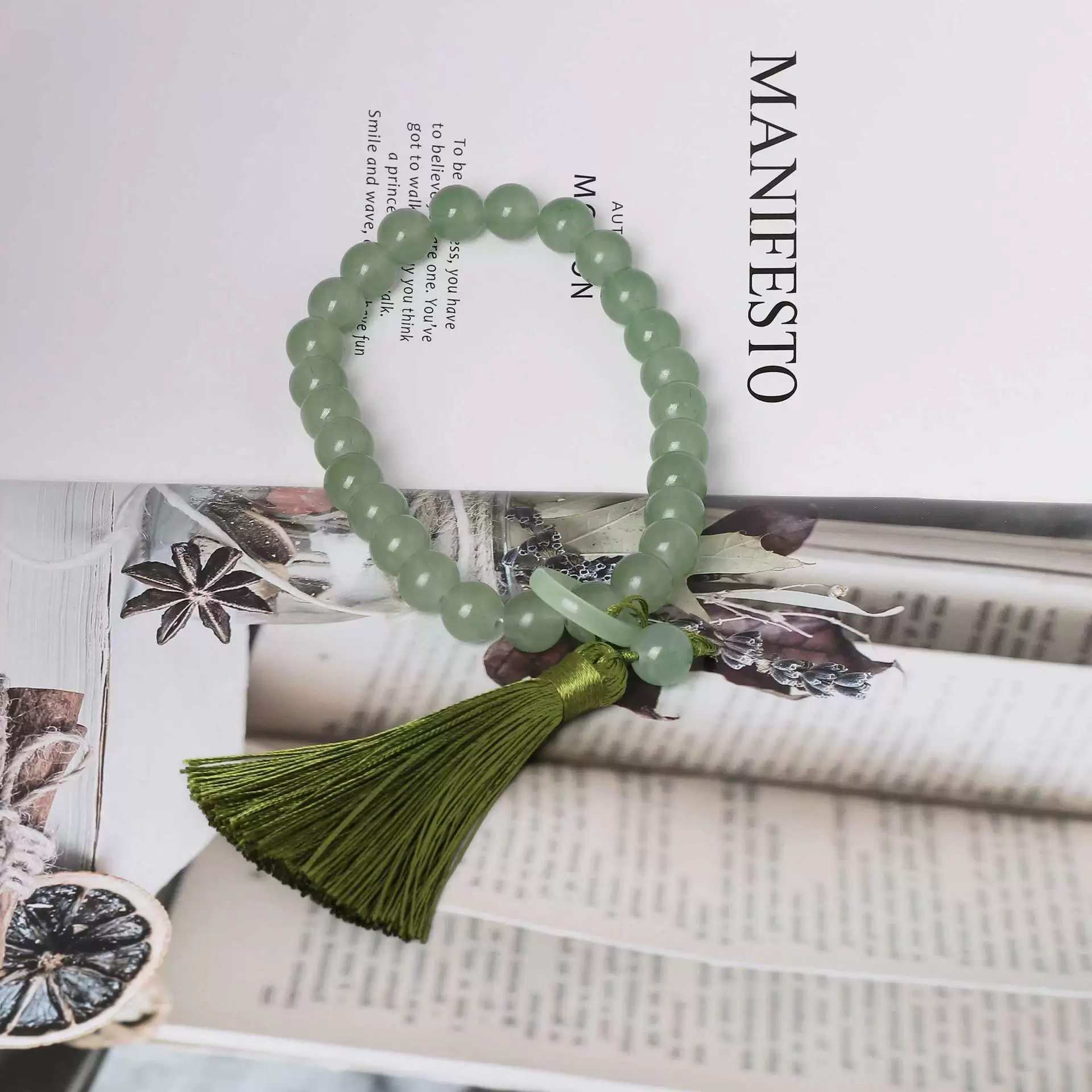Rosary, bracelet, accessory with tassels