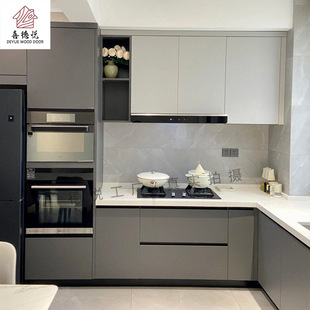Shanghai kitchen cabinet stove cabinet manufacturer quartz stone countertop city delivery