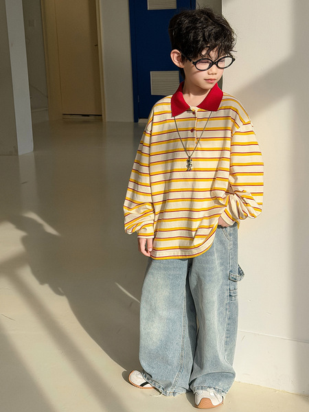Children's autumn polo for boys