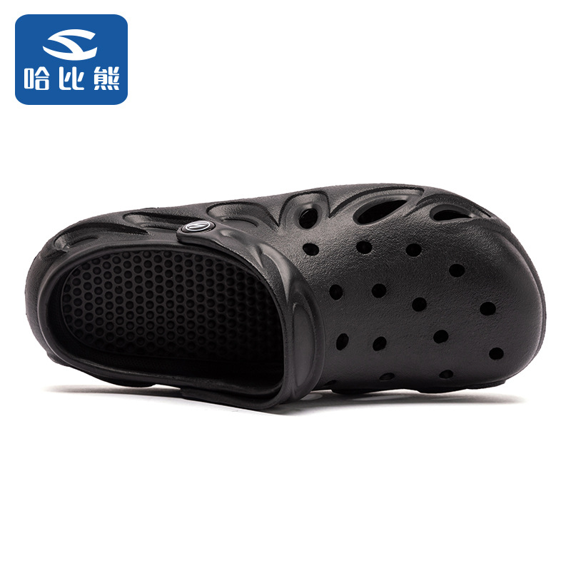 哈比熊成人凉拖2021新款儿童洞洞鞋轻底男女透气拖鞋花园鞋子代发
