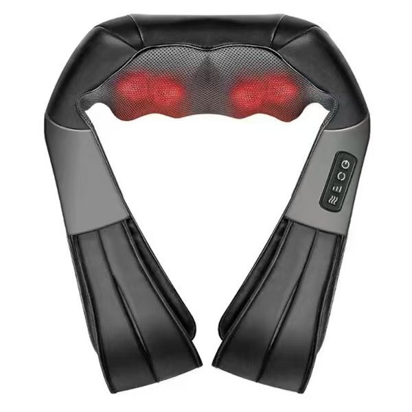 Masaje de compresión caliente transfronteriza, masajeador de hombro y cuello caliente doméstico, masajeador de espalda lumbar eléctrico, masajeador de columna cervical image 8