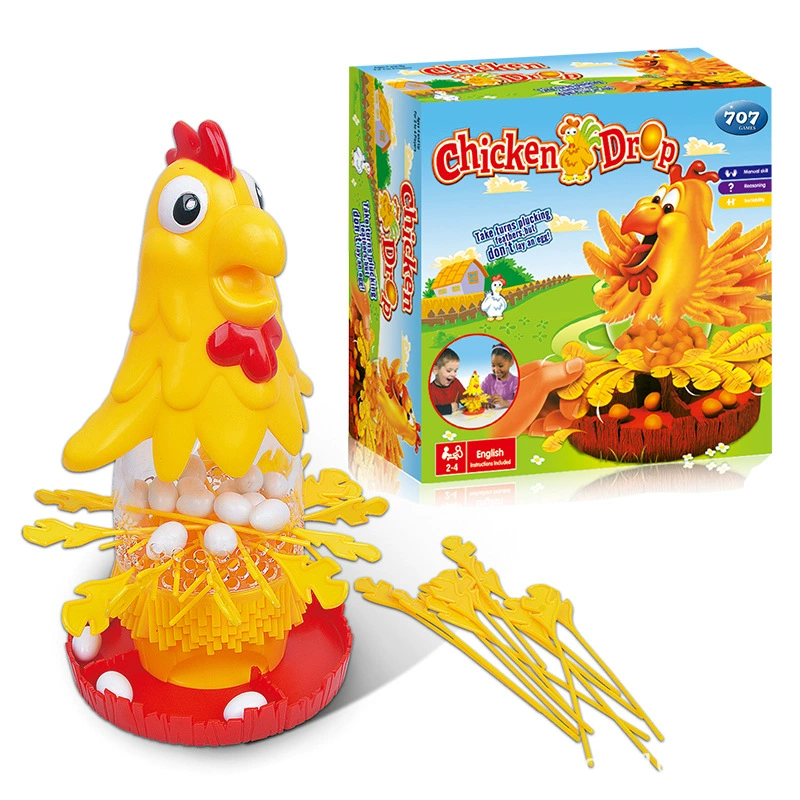 Cross-border monkey jumping board game bouncing animals hen lay eggs pulling sticks monkey falls off kicking stick game bouncing hanging monkey