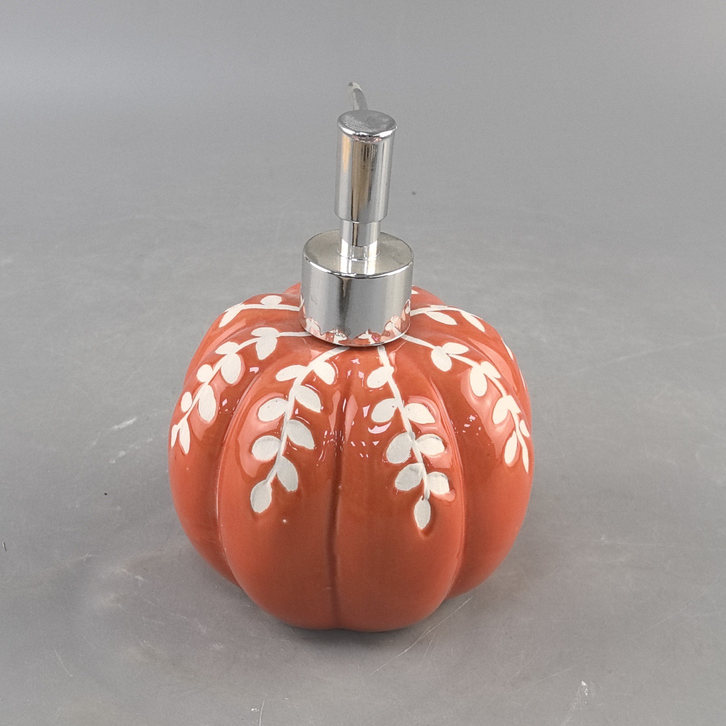 Halloween simple botella de baño desinfectante de manos botella de prensa de calabaza emulsión cerámica botella vacía sellado lata