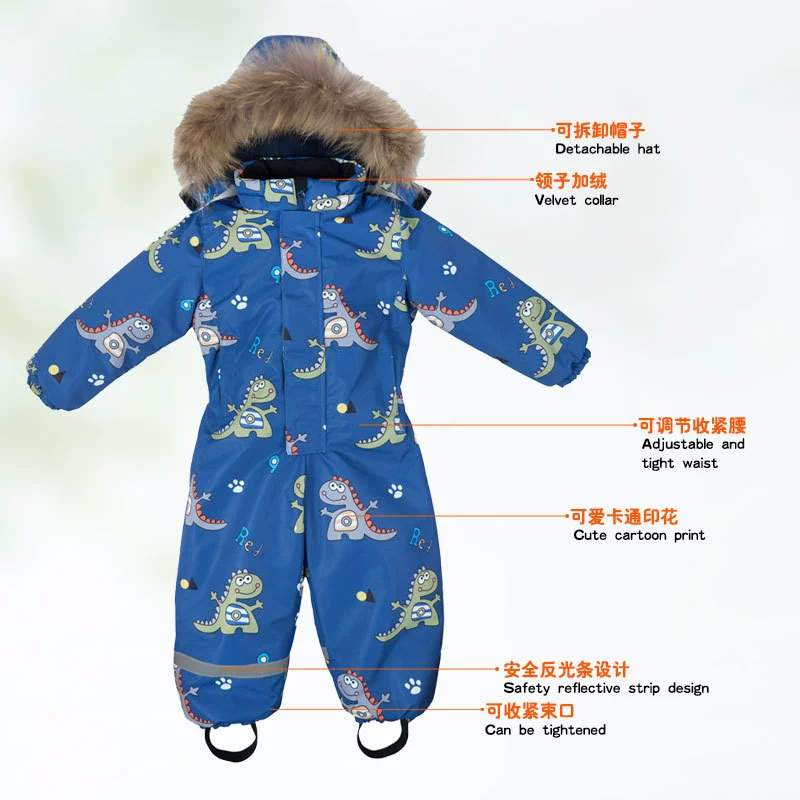 Windproof travel waterproof wear-resistant set for boys, western style