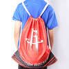 Handheld basketball backpack for gym, capacious organizer bag for training, drawstring, worn on the shoulder