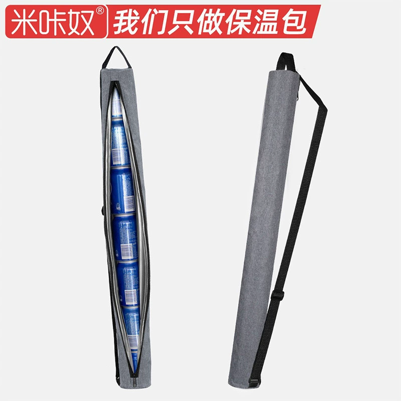 Трансграничный цилиндр рукава пива Амазонки бросил на открытом воздухе длинный бочонок Гольф Кокс Пиво изоляция мешок льда