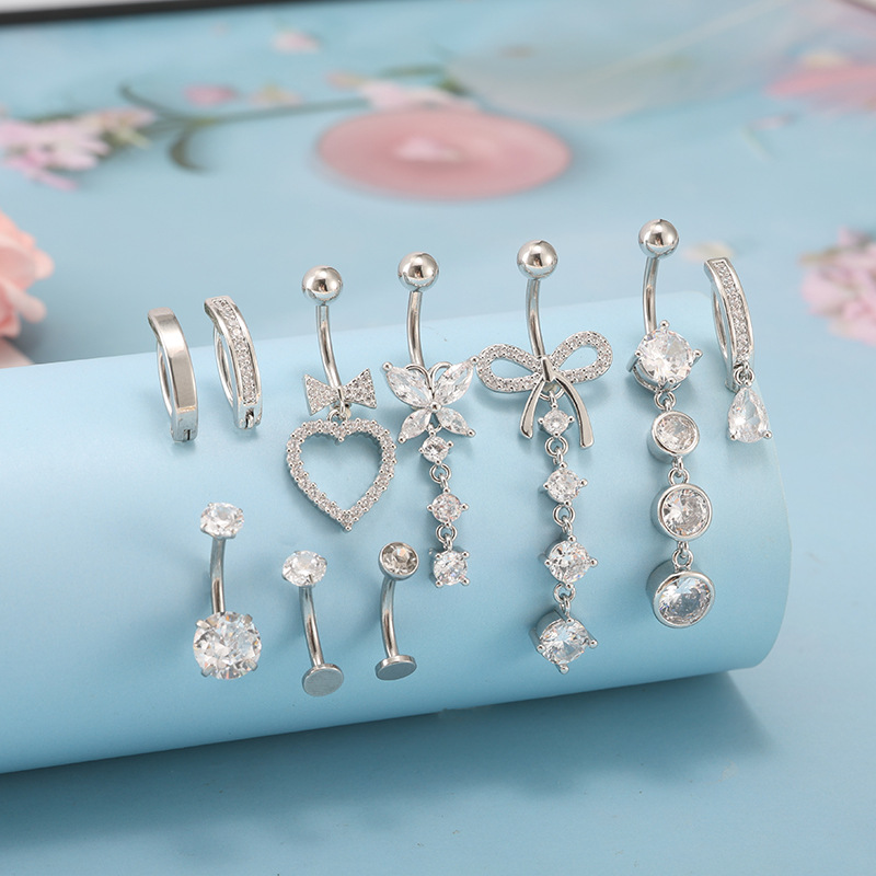 Pointed titanium steel lip stud product view