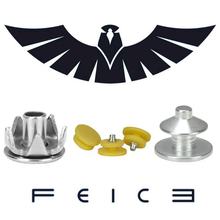 冰爪配件鞋钉户外运动5齿冰爪10齿黄扣黄钉防滑鞋钉批发