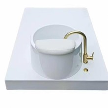 跨境现代简约沐足按摩带底座修脚盆专业修脚足浴盆带底座工厂批发