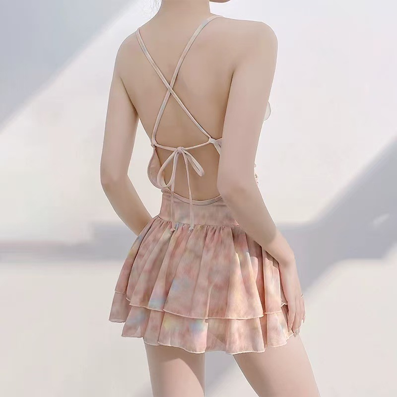 Women's One Piece Swimsuit Slimming Sexy Korean Style Fairy Like Youthful Perfect For Hot Springs_ecoleips.com