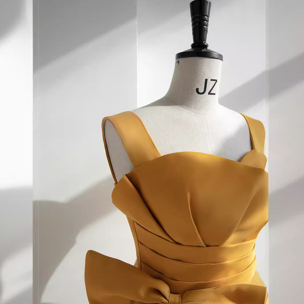 Vestido de noche transfronterizo 2026 nuevo vestido de princesa elegante temperamento largo espectáculo vestido de reunión anual de la compañía de banquete mujer
