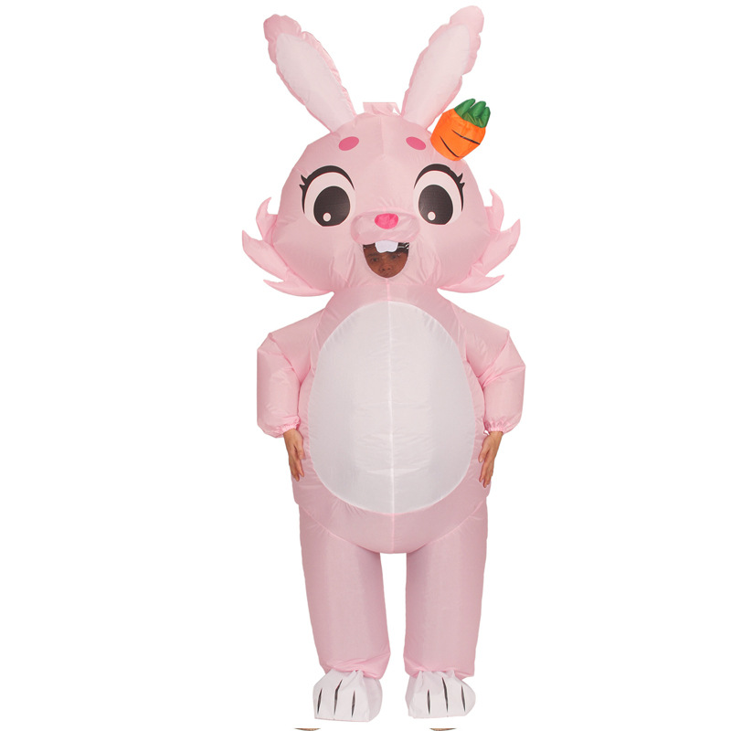 Venta caliente Traje inflable transfronterizo Dinosaurio de Halloween Alien Tyrannosaurus Rex Dress Up Ropa de actuación divertida Decoración de fiesta