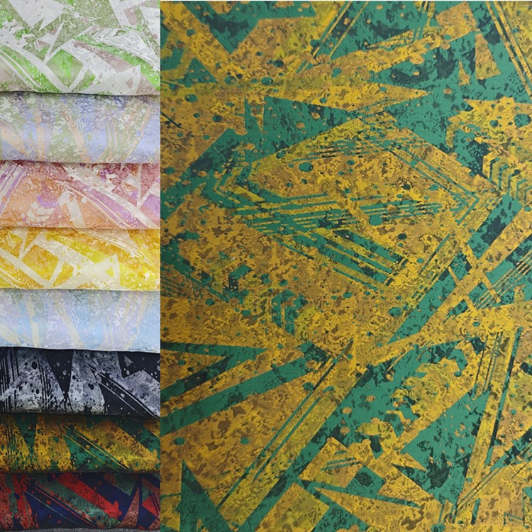 GMA82##订炫彩多色几何花时装西装马甲影视服饰手作箱包鞋材包装