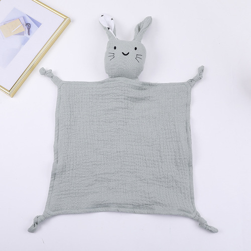 NS Style Cross-Border Baby Gauze Soothing Towels for Newborns and Babies, Comfy Cotton Cat Soothing Blanket for Sleeping and Playing