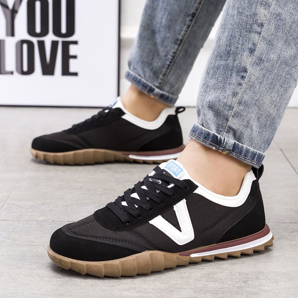 Zapatilla de deporte de los hombres 2023 otoño nuevos zapatos del tablero de los hombres zapatos ocasionales respirables deportes inferiores suaves zapatos casuales de los hombres al aire libre para los estudiantes