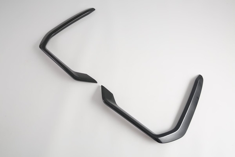 Suitable for Coolray Geely 25 Binyue L front air spoiler modification, front side trim, front fog light eyebrow ABS decoration M