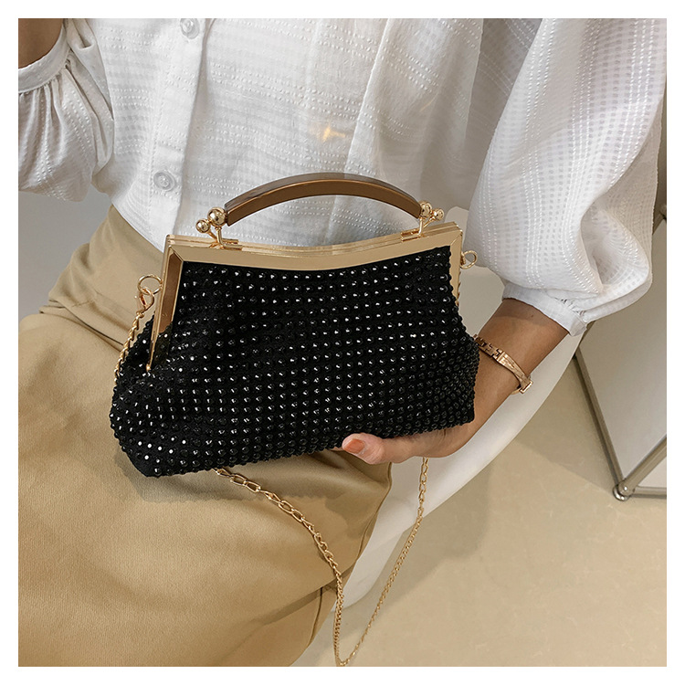 Women's Small Pu Leather Solid Color Vintage Style Classic Style Shell Lock Clasp Dome Bag display picture 1