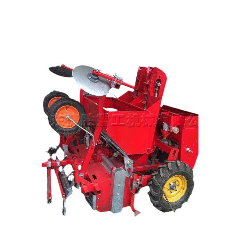 Máquina de siembra de papas Plantación y fertilización de película de papa Máquina todo en uno Tipo de asiento Cosechadora de papas de doble fila Single Ridge image 6