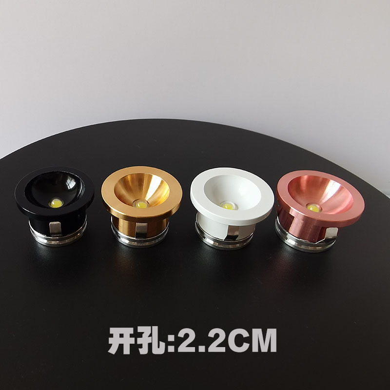 Mini starling astigmatism wine cabinet 1W neutral small spotlight thumb embedded LED ornaments living room ceiling