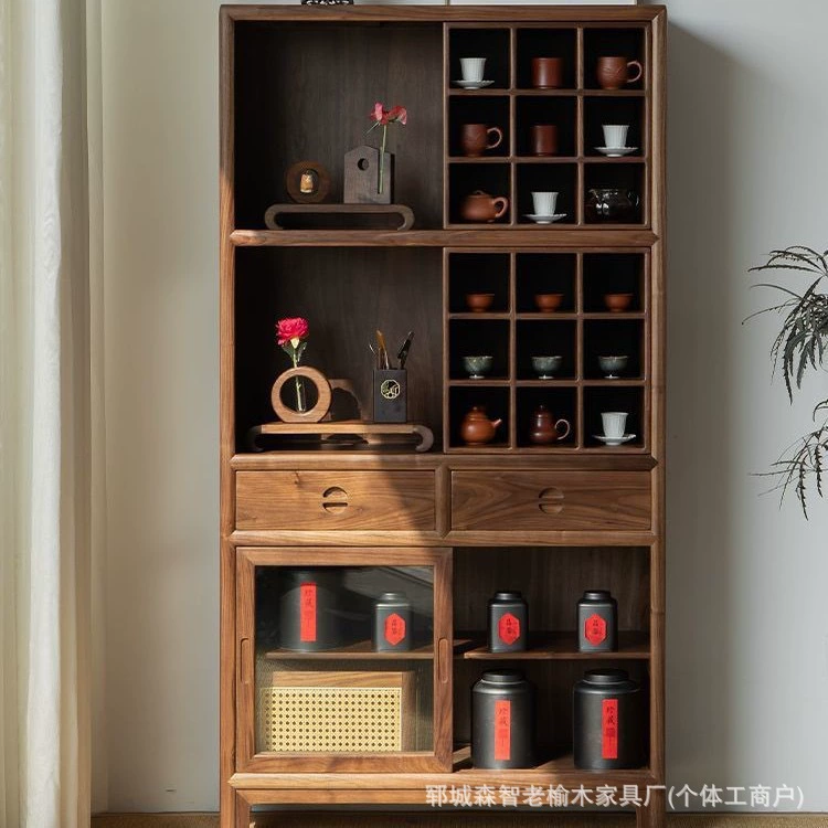 Жилая гостиная из массива Богуцзя старый ящик для хранения чая из вяза оптовая продажа