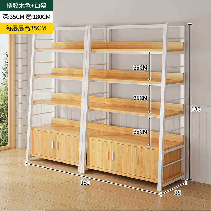 Estante simple estante de almacenamiento de múltiples capas estante de exhibición sala de estar estantería hogar dormitorio piso gabinete de almacenamiento sub-estante