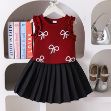 kids clothing�羳ר��ŷ��ͯװŮͯװ��ɫ����+��ɫ��ȹ������װ