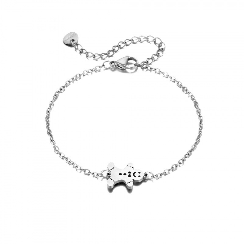 jewelry欧美跨境新款时尚饰品雪人手链女气质可爱圣诞节设计吊坠|undefined
