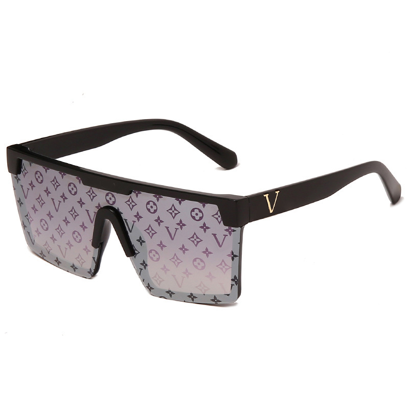 thumbnail for Factory direct supply in stock wholesale glasses fashion square half frame sunglasses cross glasses European and American fashion sunglasses in stock