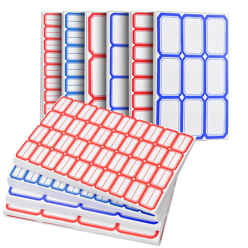 Self-adhesive blank label sheets, 10 sheets of personalized handwritten name tags, price sticker pads, wholesale