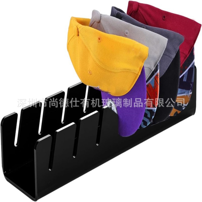 2 件棒球帽帽架 - 易于安装帽子收纳盒可容纳 14 顶棒球帽