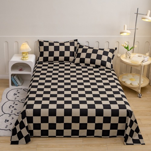 Single bed sheet for student dorms, 1.8m for double beds (unisex), fitted sheet for 1.5m single beds, and kids' pillowcases