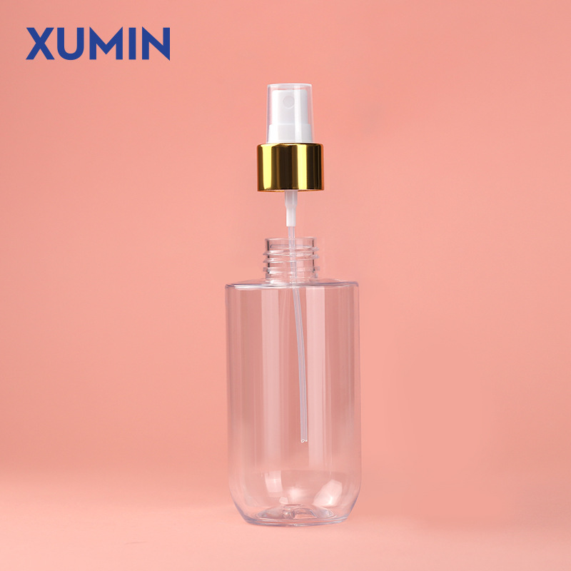 Spot 200ml botella de spray cosmético PET transparente/exfoliante/blanco
