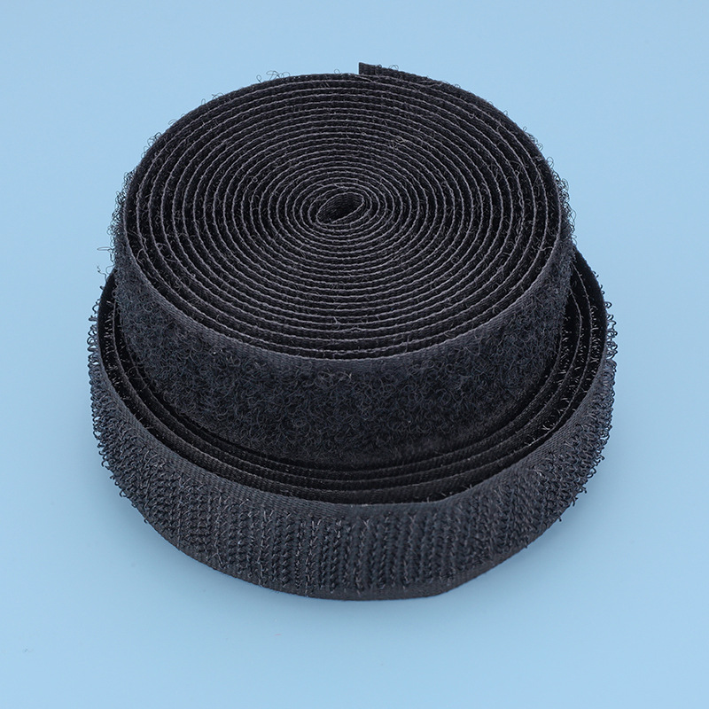 Velcro de color al por mayor 2cm de ancho gancho texturizado sin adhesivo de espalda pegatina madre ropa de bebé zapatos y sombreros pegados hebilla