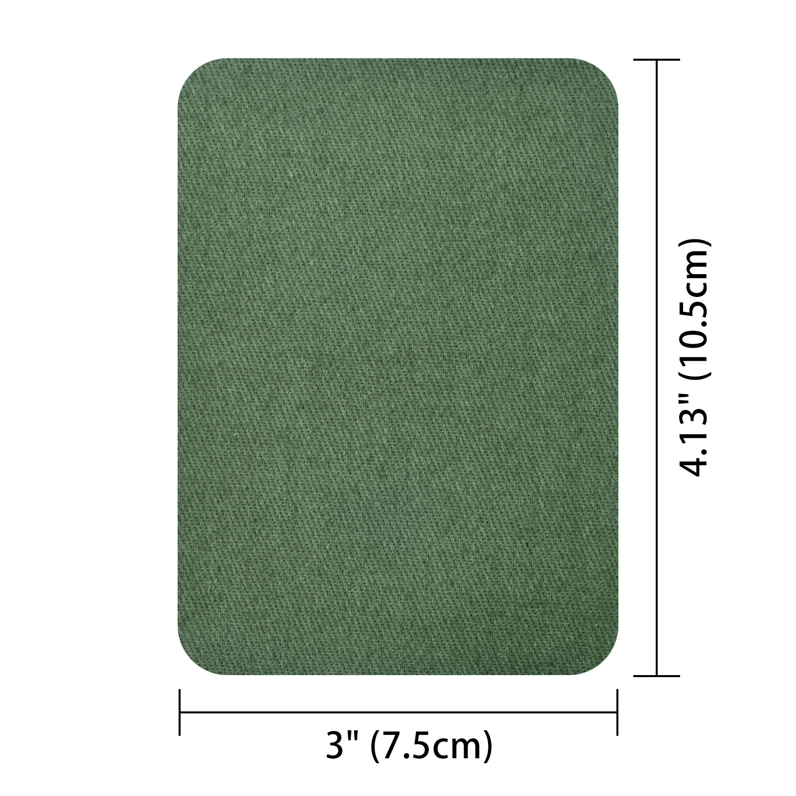 카키 * 스퀘어 * 7.5*10.5