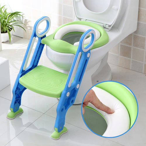 Child toilet seat toilet step pad for girls and boys, baby, kid, boy seat cushion, girl toilet pan cover, stair-style toilet seat bracket