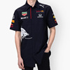 2021 new pattern F1 Racing suits Red Bull Racing Short sleeved polo man summer motion shirt automobile coverall