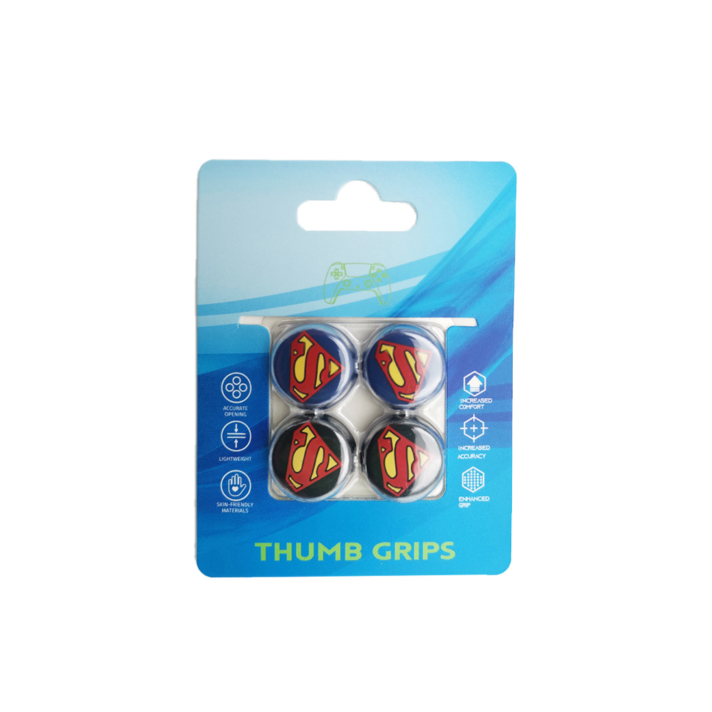 PS5摇杆帽套装(超人S蓝+黑)(1)