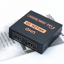 hdmi splitter 1X2 HDTV分配器1进2出 UHD电脑监控显示器高清4K2K