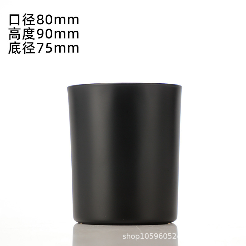 彩色8090蜡烛杯哑光磨砂喷色香薰杯香氛烛台家居蜡烛杯摆件印logo|undefined