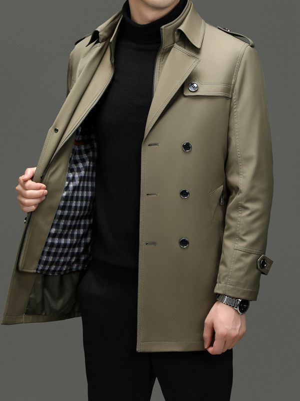 Liner, demi-season trench coat, jacket for leisure
